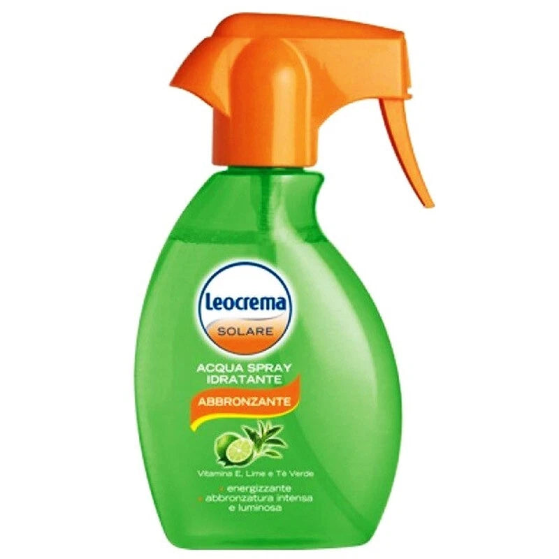 LEOCREMA ACQUA SPRAY IDRATANTE ABBRONZANTE LIME E THE VERDE